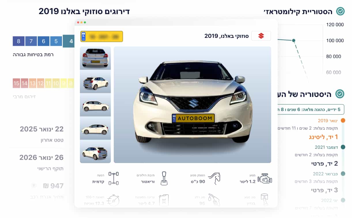 בדיקת רכב לפי מספר